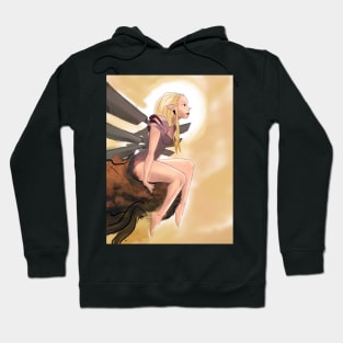 Angel with Metal Wings Hoodie